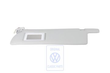 Volkswagen Transporter T4 zonneklep met verlichte spiegel - links, grijs