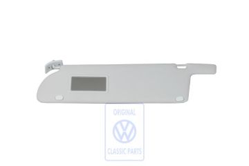 Volkswagen Transporter T4 zonneklep met spiegel - links, grijs, rechts gestuurd
