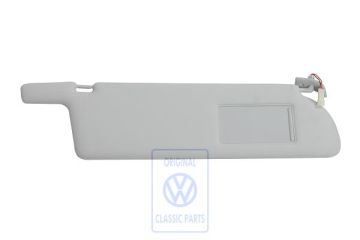 Volkswagen Transporter T4 zonneklep met verlichte spiegel - rechts, beige