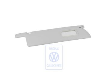 Volkswagen Transporter T4 zonneklep met spiegel - rechts, grijs, links gestuurd