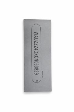 Originele Audi sticker voor chassis