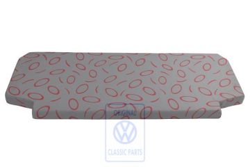 Volkswagen Transporter T4 kussenonderlegger bed - flanelgrijs/rood