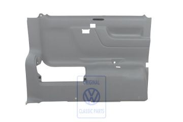 Volkswagen Transporter T4 zijwandbekleding linksachter - flanelgrijs kunstleer