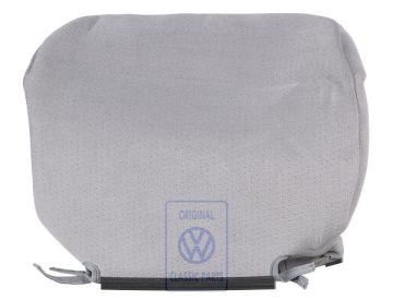 Volkswagen Transporter T4 hoofdsteunbekleding voorstoel - flanelgrijs stof