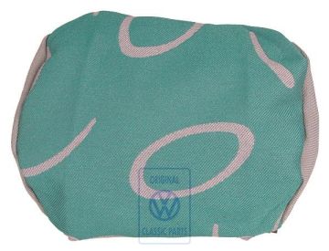 Volkswagen Transporter T4 hoofdsteunbekleding - flanelgrijs/groen stof
