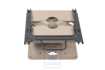 Volkswagen Transporter T4 draaistoelframe eerste zitrij - rechts, lichtbeige