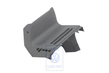 Volkswagen Transporter T4 voetruimte-uitstroomrooster - mistralgrijs, Climatronic