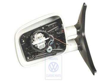 Volkswagen Transporter T4 buitenspiegelhuis links elektrisch verwarmd - gegrond