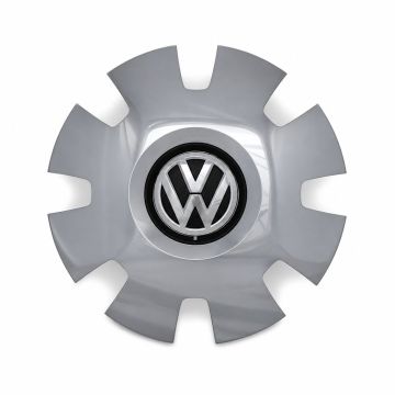 VW bedrijfswagens Transporter (T6) wieldop - wieldop chroomkleurig/zwart