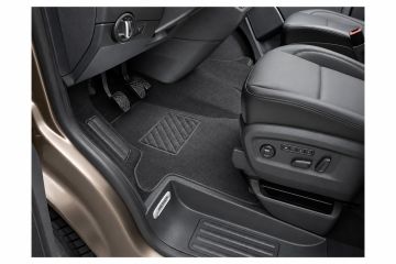 VW bedrijfswagens Transporter (T5/T6) velours mattenset - satijnzwart