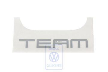 Volkswagen folieopschrift TEAM - zilver