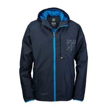 Volkswagen regenjas T1 design (heren, donkerblauw) – maat S