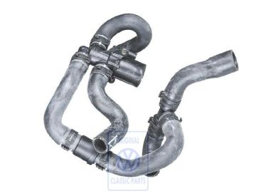 Volkswagen Transporter T5 koelvloeistofslang omschakelklep naar extra waterpomp (AXA)