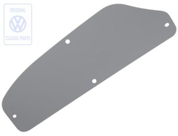 Volkswagen Transporter T5 C-stijlbekleding rechtsonder - kunstgrijs, houtvezelplaat