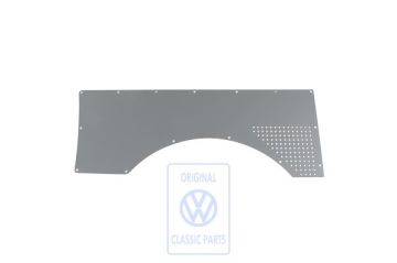 Volkswagen Transporter T5 zijwandbekleding achter rechts - kunstgrijs, zonder stoelen