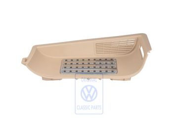 Volkswagen Transporter T5 inzet opstaptrede met standkachel - rechts, puurbeige