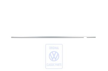 Volkswagen Transporter T5 afdeklijst stoel - linksbuiten, geborsteld aluminium
