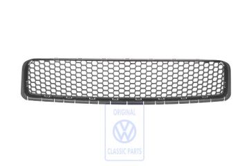 Volkswagen Touareg 1 (7L) luchtgeleidingsrooster voor - midden, satijnzwart