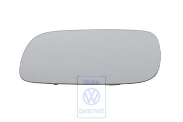 Volkswagen Touareg 1 (7L) spiegelglas vlak met plaat - links