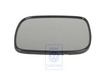 Volkswagen Touareg 1 (7L) zelfdimmend spiegelglas vlak met plaat - links