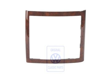 Volkswagen Touareg 1 (7L) frame middenconsole achter - wortelnotenhout