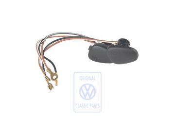 Volkswagen Sharan 1 (7M) set claxonknoppen met airbag - zwart