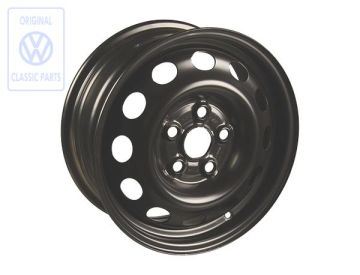 Volkswagen Sharan 1 (7M) stalen velg 6Jx15 ET55 5x112 - rallyzwart