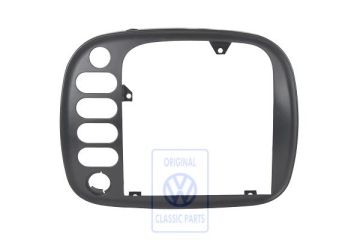 Volkswagen Sharan 1 (7M) dashboardpaneel midden - satijnzwart