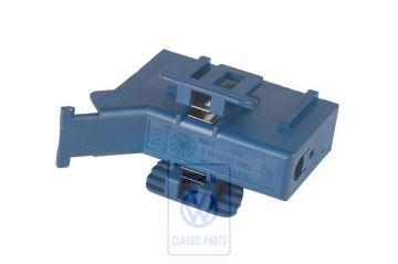 Volkswagen stekkerhuis aircoregeleenheid 28-polig - blauw
