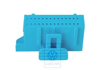 Volkswagen stekkerhuis aircoregeleenheid - blauw