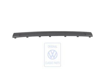Volkswagen Sharan 1 (7M) kentekenplaatafdekking voor - satijnzwart