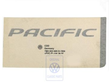Volkswagen folieopschrift PACIFIC - zilver