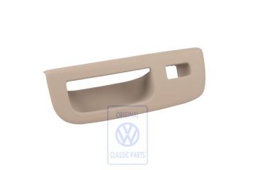 Volkswagen bovenstuk handgreepkom - rechts, lichtbeige