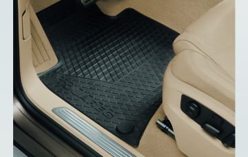 Volkswagen Touareg 2 (7P) all-weather mattenset - voorzijde - zwart