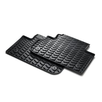 Audi Q5 (FY) all-weather mattenset - achterzijde - zwart