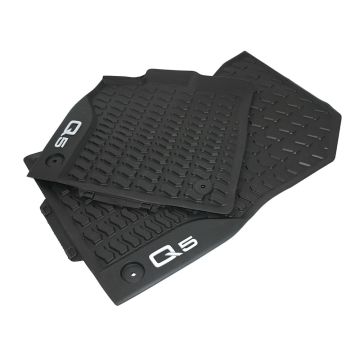 Audi Q5 (FY) all-weather mattenset - voorzijde - zwart