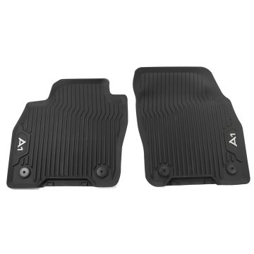 Audi A1 (GB) all-weather mattenset - voorzijde - zwart