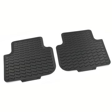 Audi Q3 (F3) all-weather mattenset - achterzijde - zwart