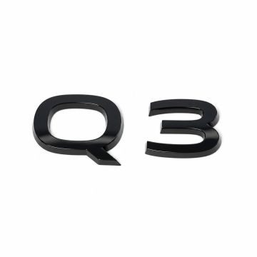 Audi Q3 (FJ) embleem - zwart