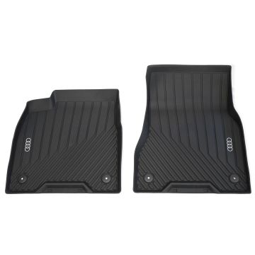 Audi Q6 (85H) all-weather mattenset - voorzijde - zwart