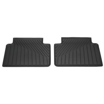 Audi A6 e-tron (85E) all-weather mattenset - achterzijde - zwart