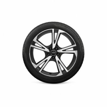 Audi A6 e-tron (85E) velg - zwart-metallic