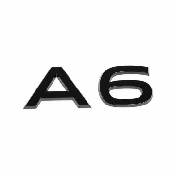Audi A6 e-tron (85E) embleem - zwart