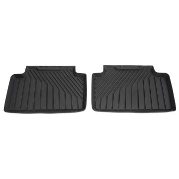 Audi Q6 (85H) all-weather mattenset - achterzijde - zwart