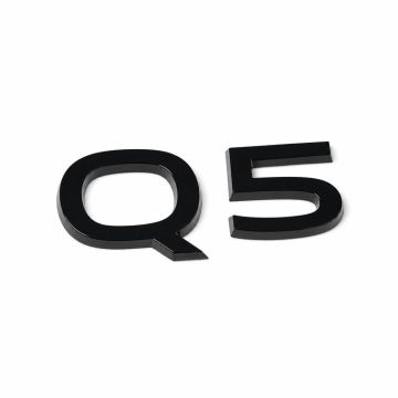 Audi Q6 (85H) embleem - zwart