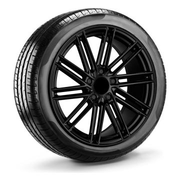 Audi Q6 e-tron (85H) winterset - hoogglans zwart (stijl 6)