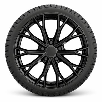 Audi Q6 e-tron (85H) winterset - hoogglans zwart (stijl 22)