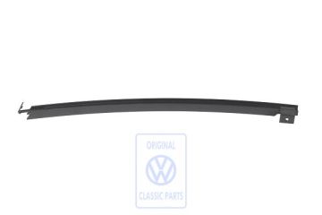 Volkswagen Polo 2 (86C) portierruitgeleider - links, rallyzwart