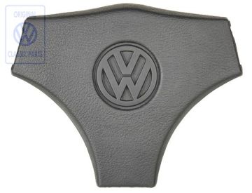 Volkswagen Polo 2 (86C) claxonknop driespaaks stuurwiel - zwart