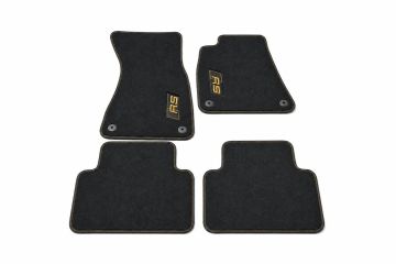 Audi RS5 (B10) mattenset velours (voor- en achterzijde) - messing